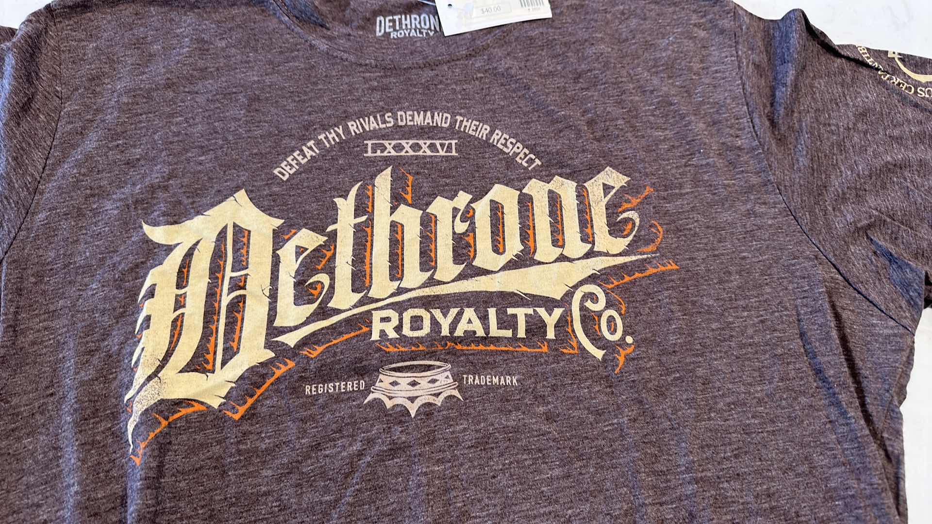 Photo 1 of DETHRONE ROYALTY SHIRT M