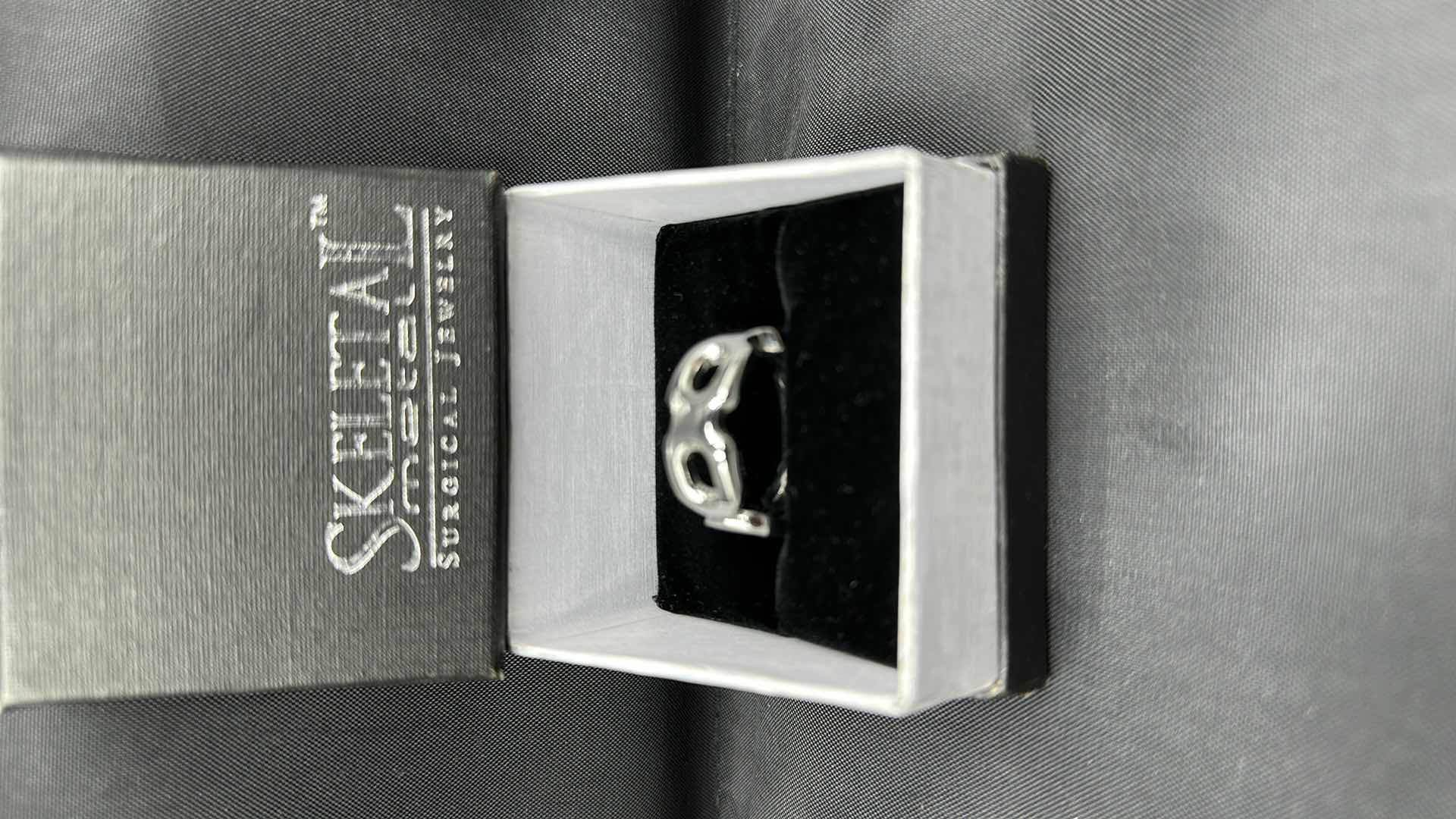 Photo 1 of SKELETAL METAL RING