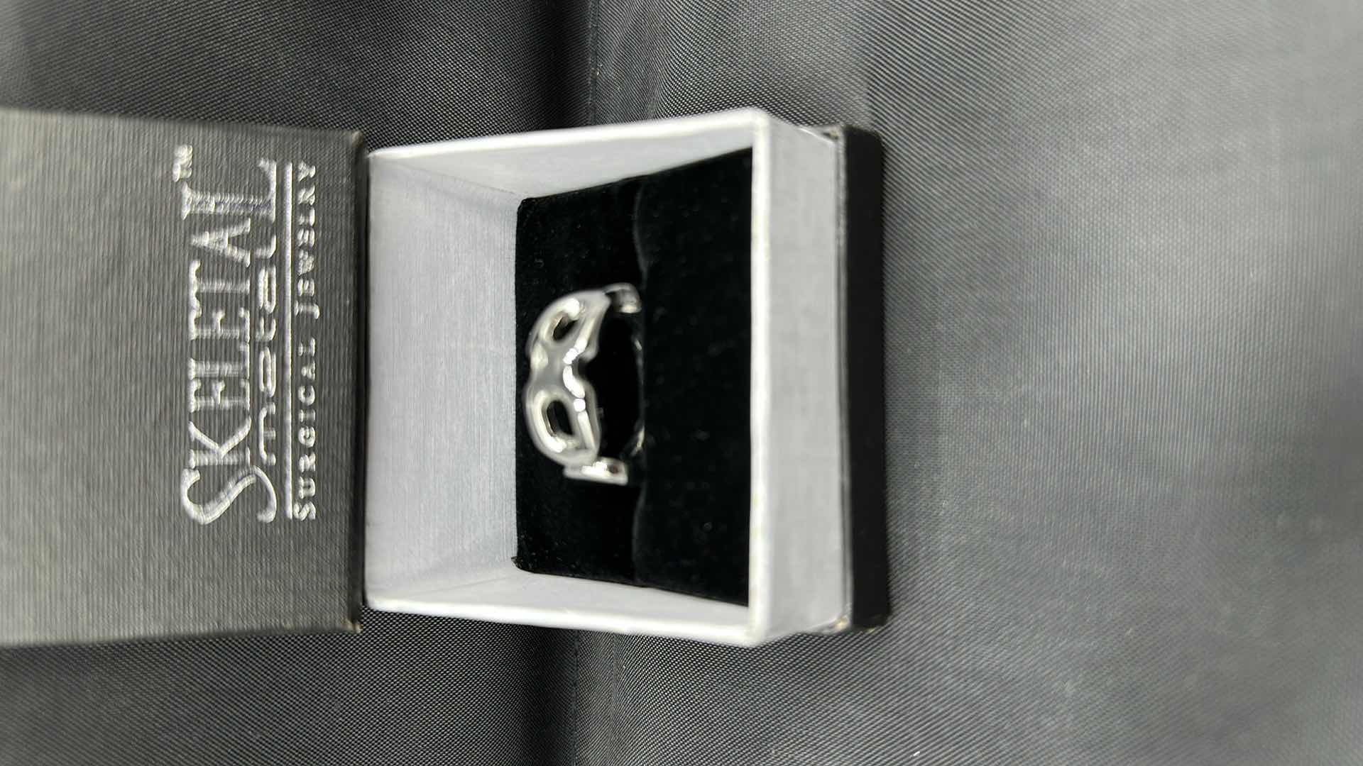 Photo 1 of SKELETAL METAL RING