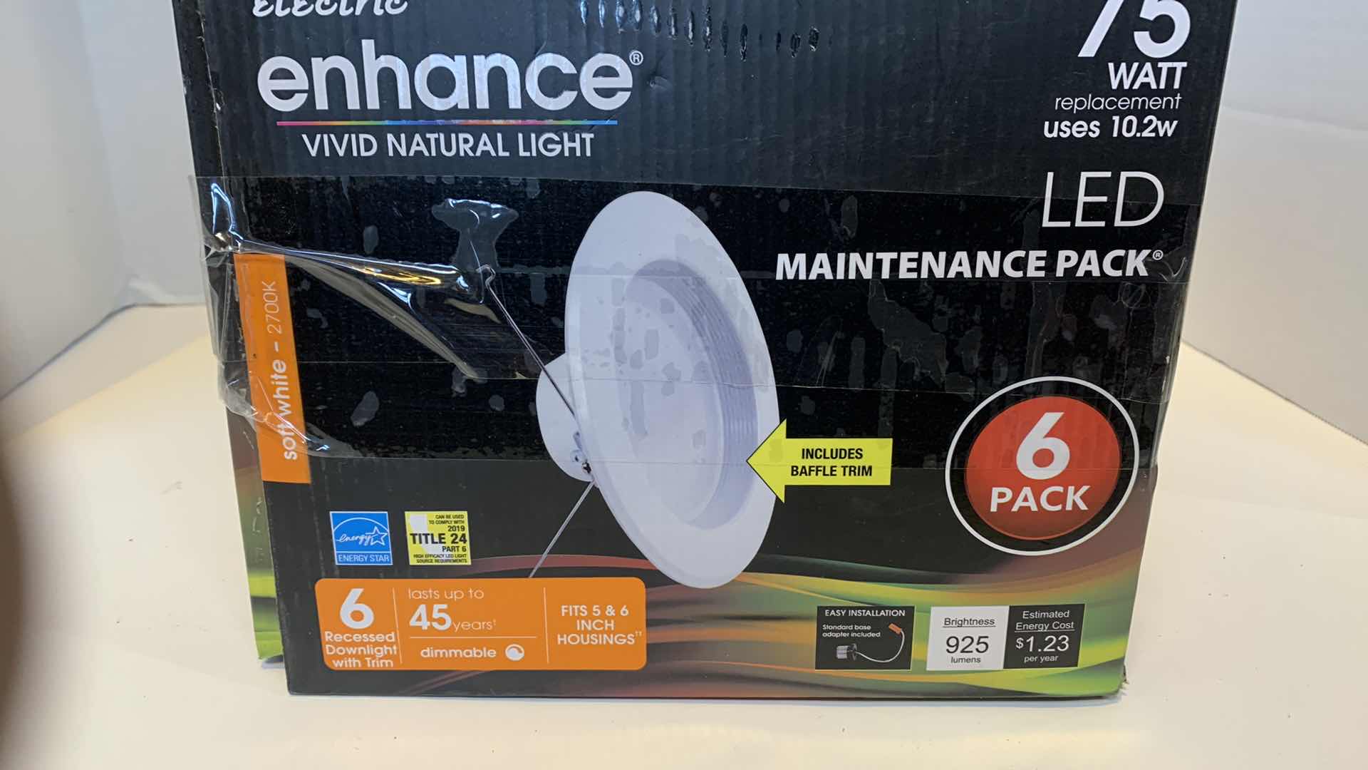 Photo 1 of FEIT 6 PACK ENHANCED VIVID NATURAL LIGHT LED MAINTENANCE PACK