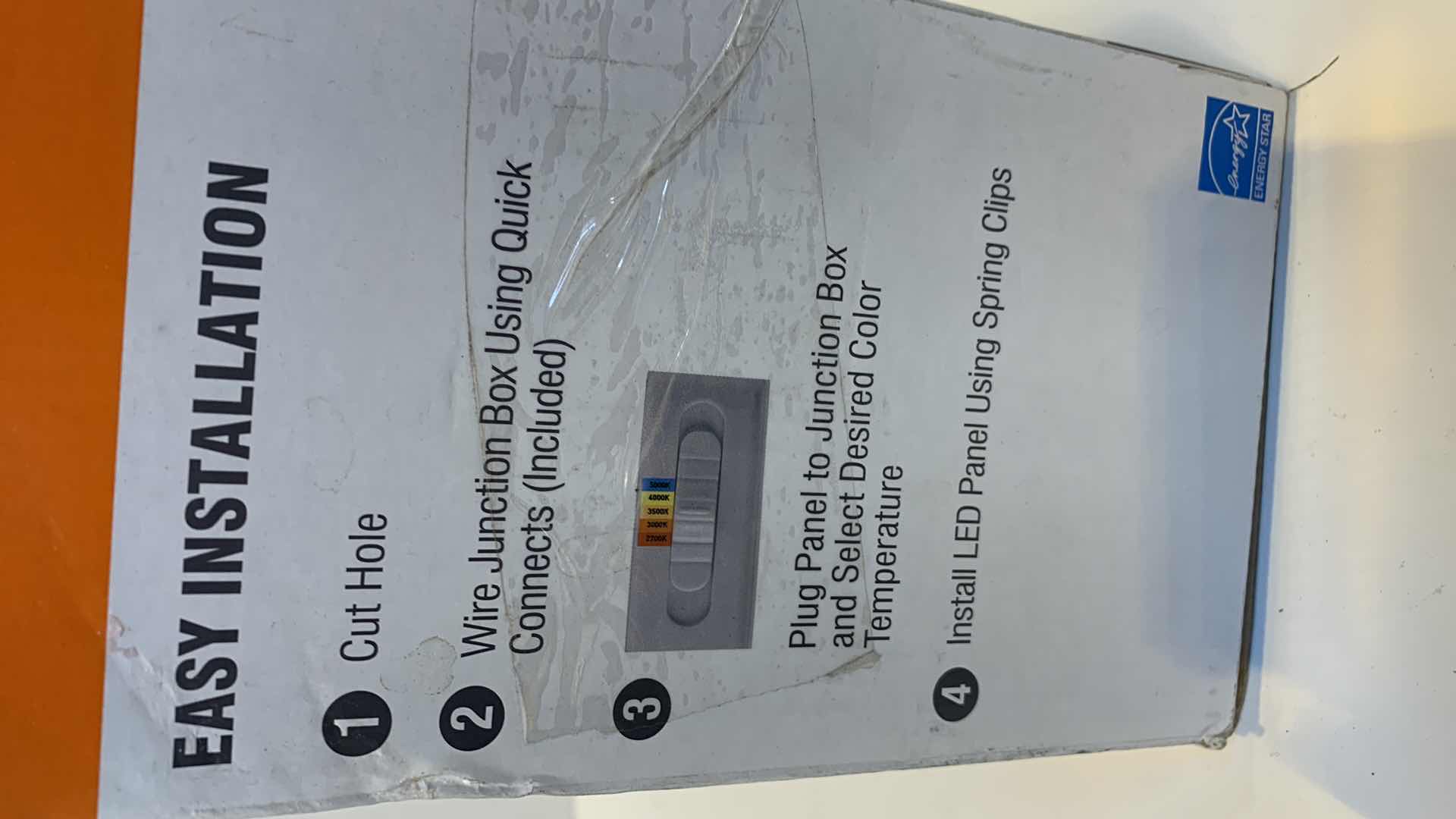 Photo 1 of COMMERCIAL ELECTRIC 4 PACK SLIM COLOR CHANGING RECESSED KIT