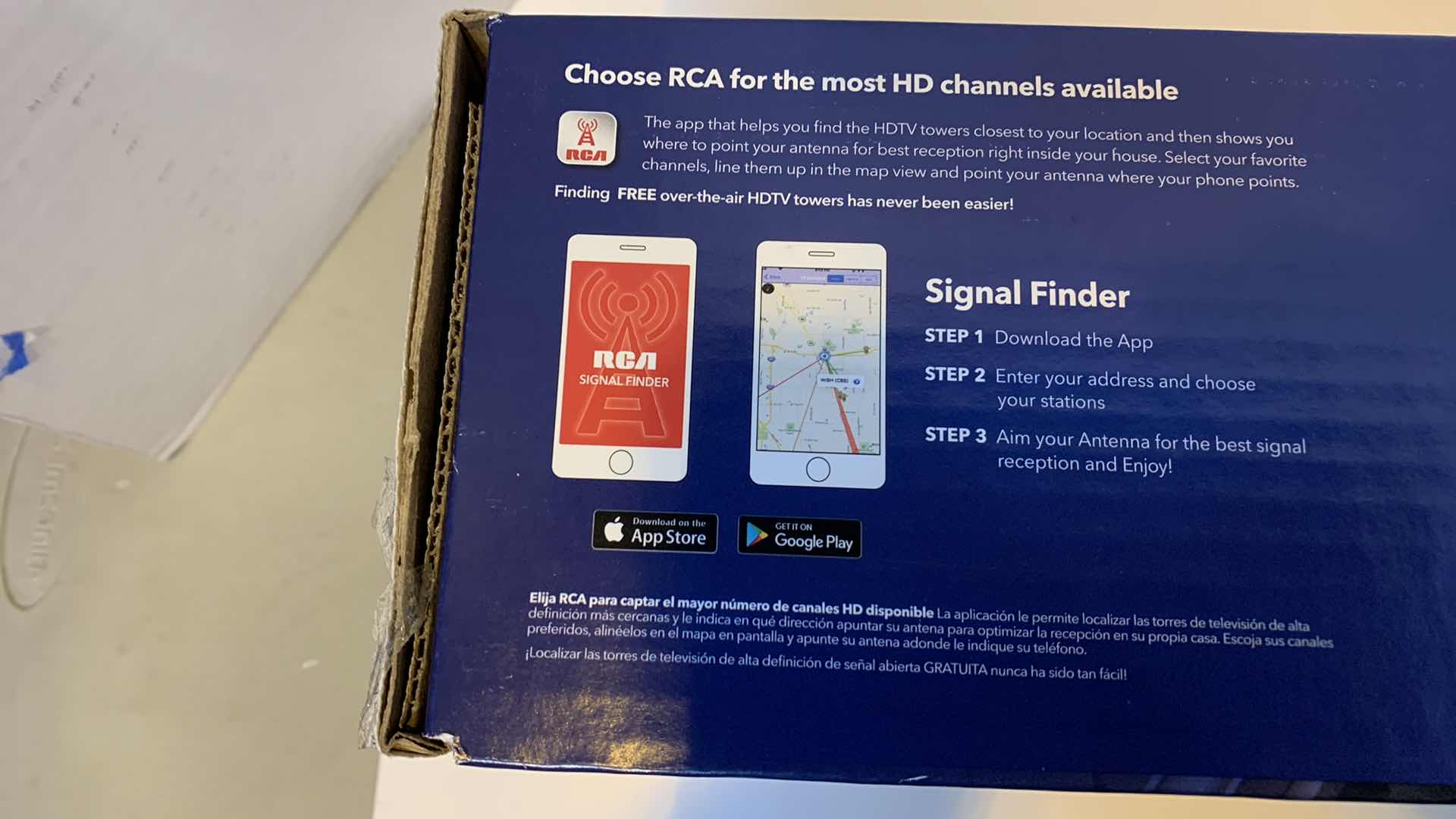 Photo 1 of RCA OUTDOOR/ATTIC ANTENNA 75 MILE RANGE 4K AND 8K COMPATIBLE