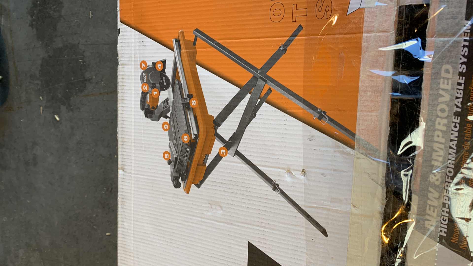 Photo 1 of RIGID 7” WET/DRY TILE SAW R4031S 