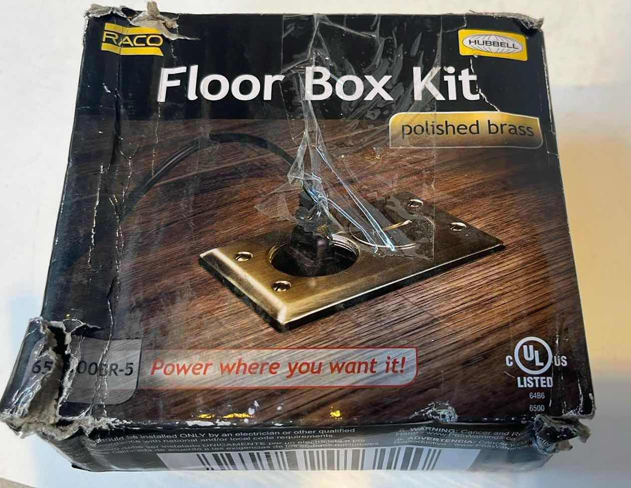 Photo 1 of RACO FLOOR BOX KIT
POLISHED BRASS
6500BR-5