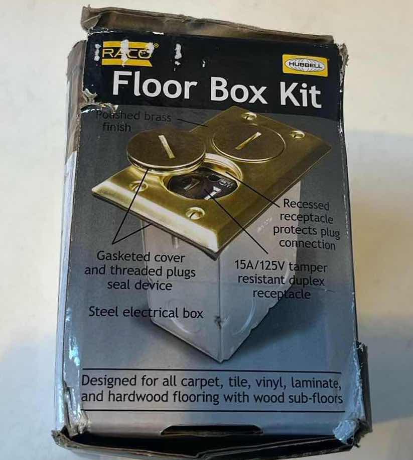 Photo 1 of RACO FLOOR BOX KIT
POLISHED BRASS
6500BR-5