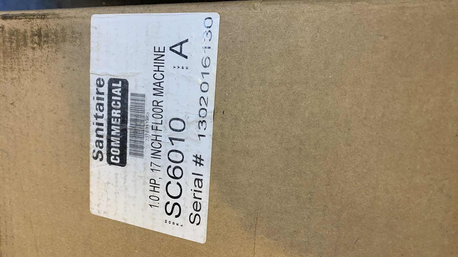 Photo 1 of NEW SANITAIRE 1.0 HP 17”COMMERCIAL FLOOR MACHINE 6000 SERIES. FACTORY SEALED