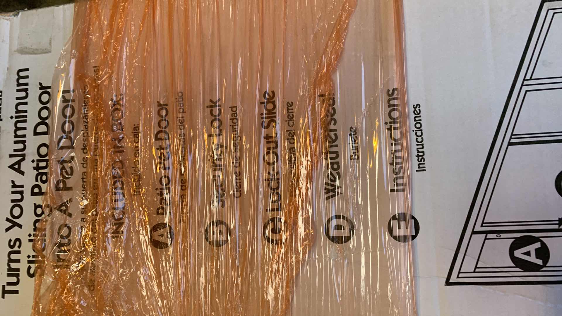 Photo 1 of IDEAL FASTFIT PATIO PET DOOR WITH EXTRA LARGE FLAP