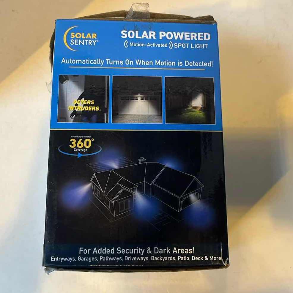 Photo 1 of SOLAR SENTRY SOLAR POWERED SPOT LIGHT
MOTION ACTIVATED