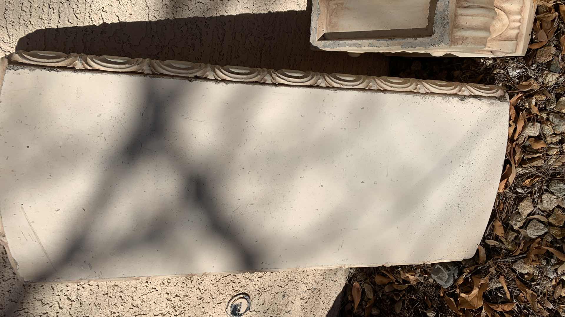 Photo 1 of STONE OUTDOOR BENCH 36” X 15” H 16”