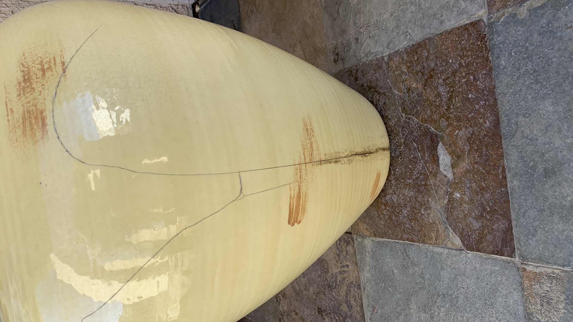 Photo 1 of EXTRA LARGE POTTERY VASE 17” X 17” H 26”