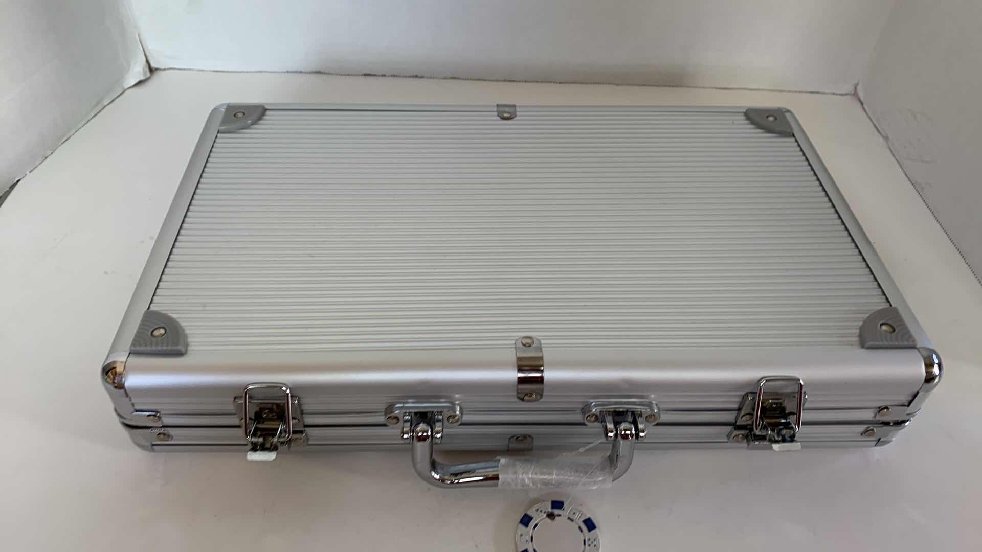 Photo 1 of SEALED SCRABBLE VINTAGE, BACKGAMMON CHESS SET, AND POKER CHIP SET