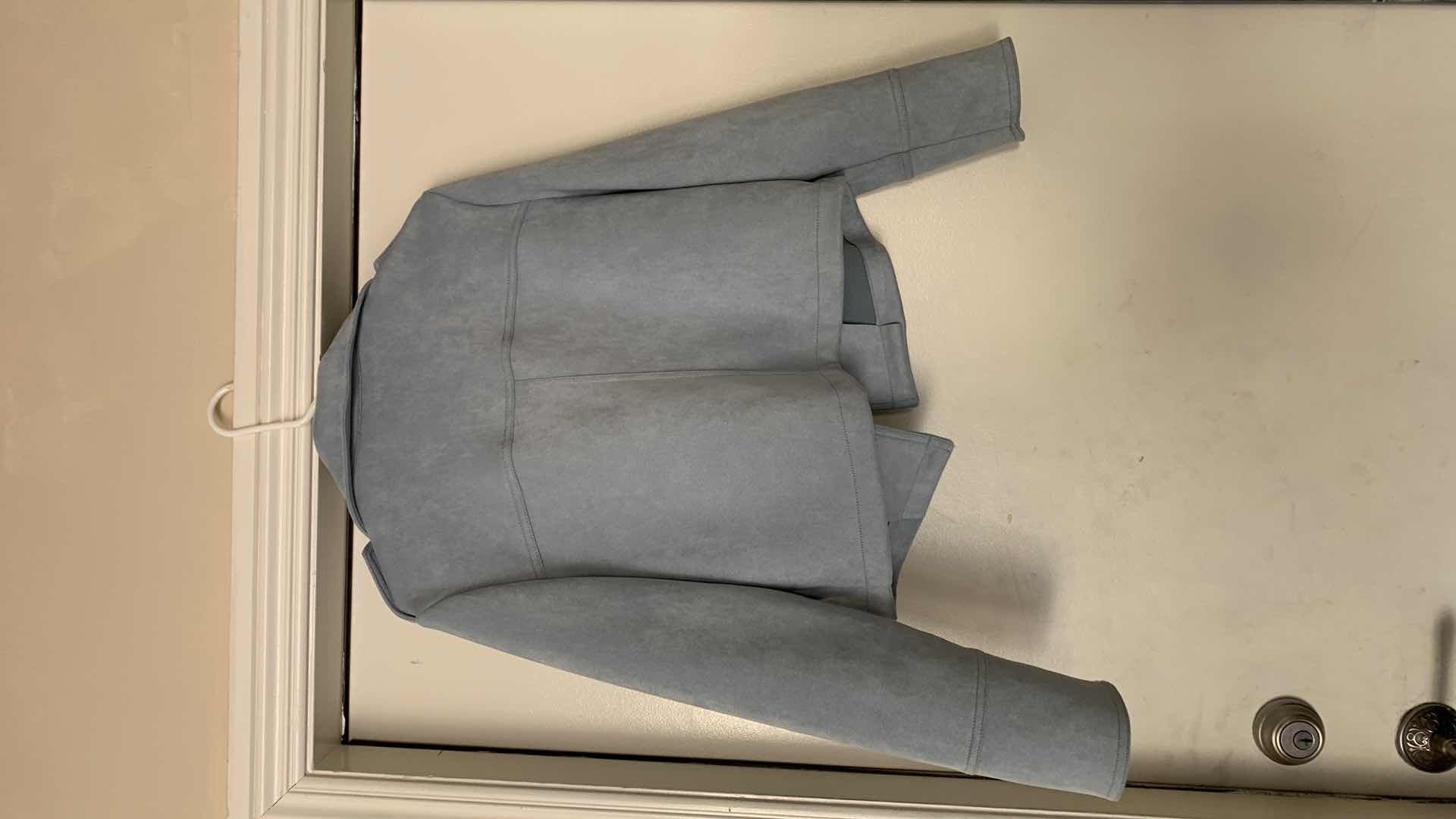 Photo 1 of WOMENS PHILOSOPHY SUEDE FEEL FAUX LEATHER JACKET SIZE MEDIUM