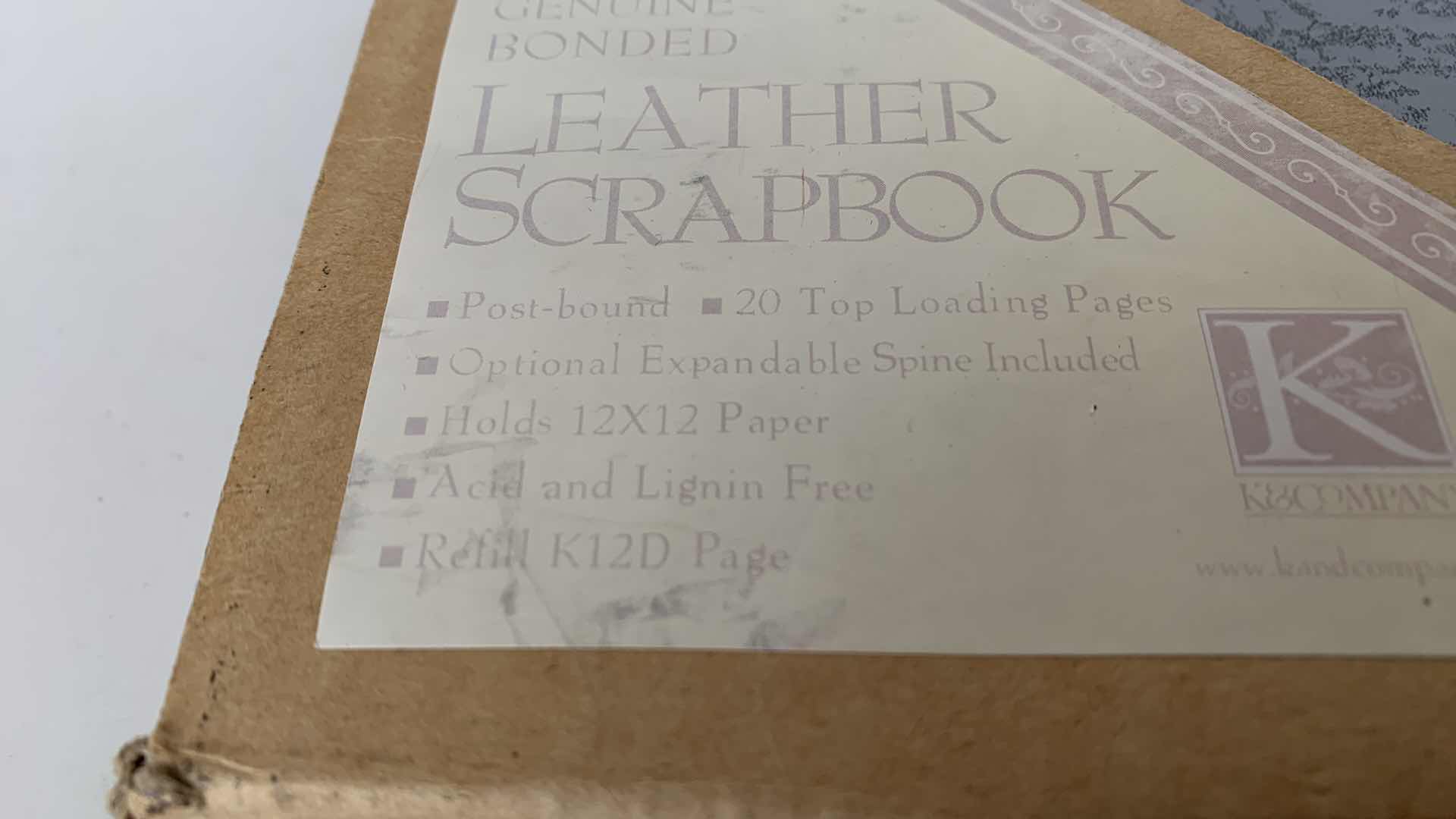 Photo 1 of BONDED LEATHER SCRAPBOOK