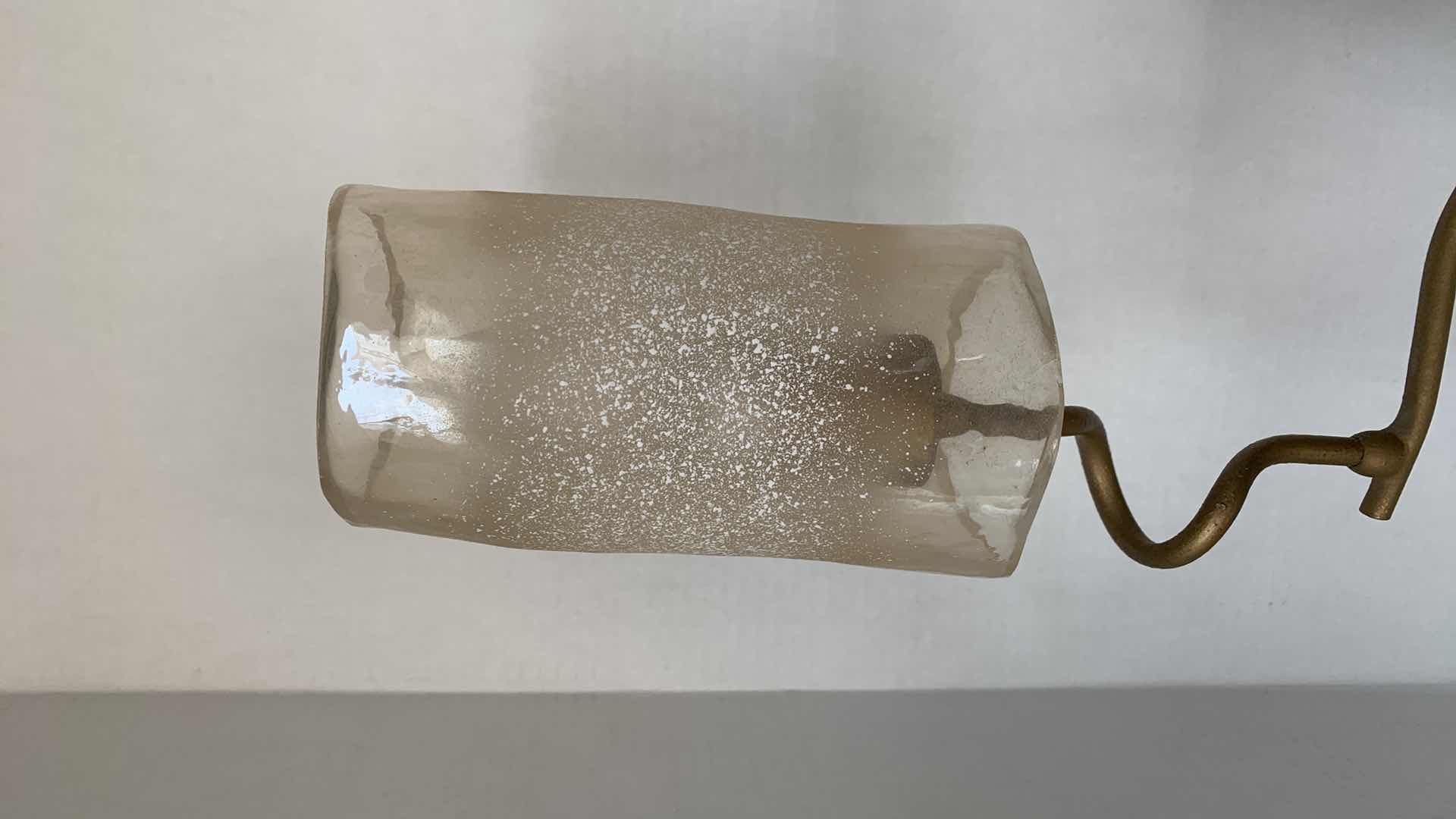 Photo 1 of VINTAGE ITALIAN DOUBLE GLASS SHADE TREE LAMP