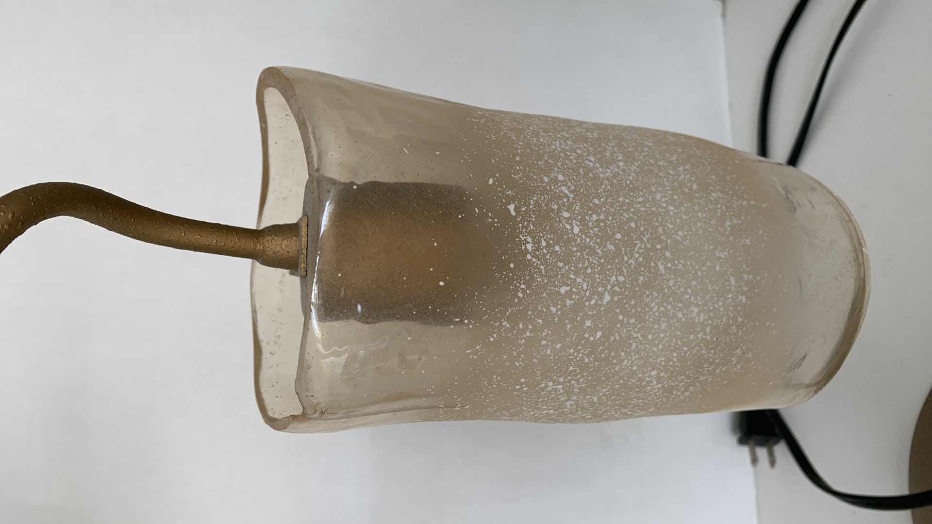 Photo 1 of VINTAGE ITALIAN DOUBLE GLASS SHADE TREE LAMP