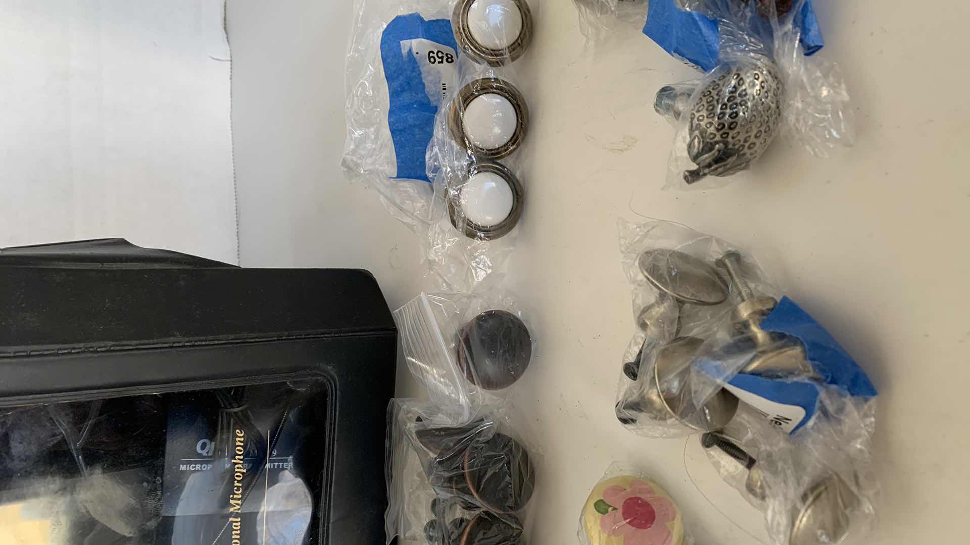 Photo 3 of DRAWER HANDLES AND QFX MICROPHONE