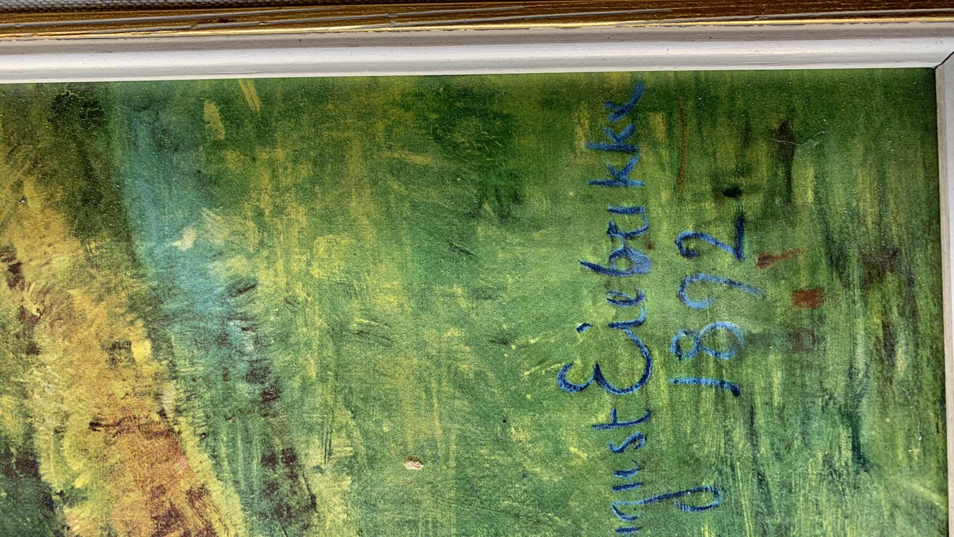 Photo 1 of WASHING POTATOES POTETVASK BY AUGUST EIEBAKKE 21” X 24”