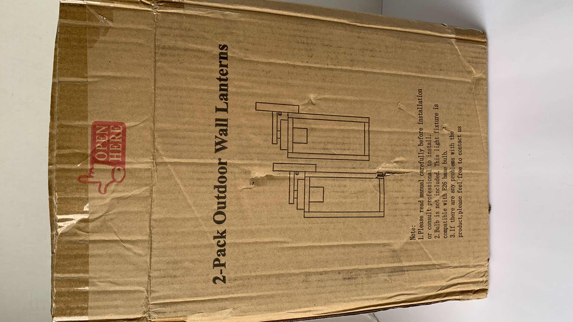 Photo 1 of SET OF TWO OUTDOOR WALL LANTERNS