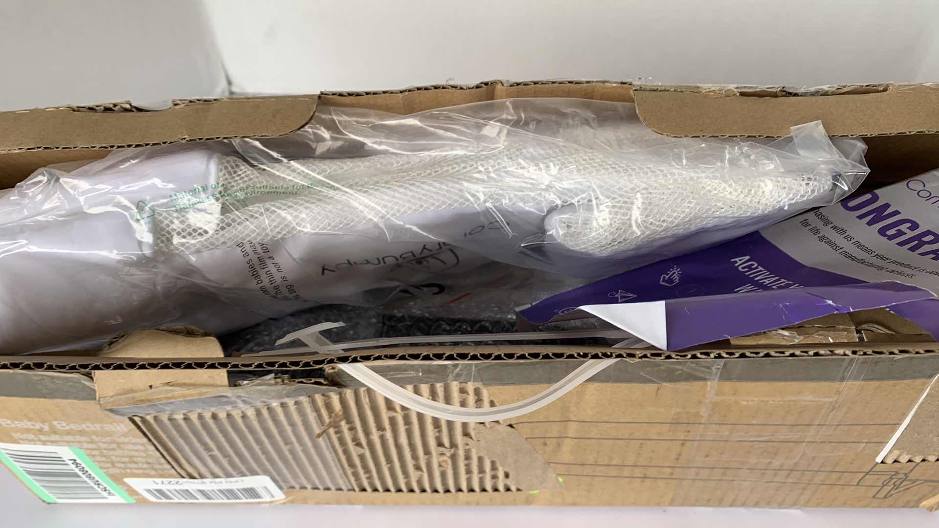 Photo 1 of COMFY BUMPY BABY BEDRAIL WHITE