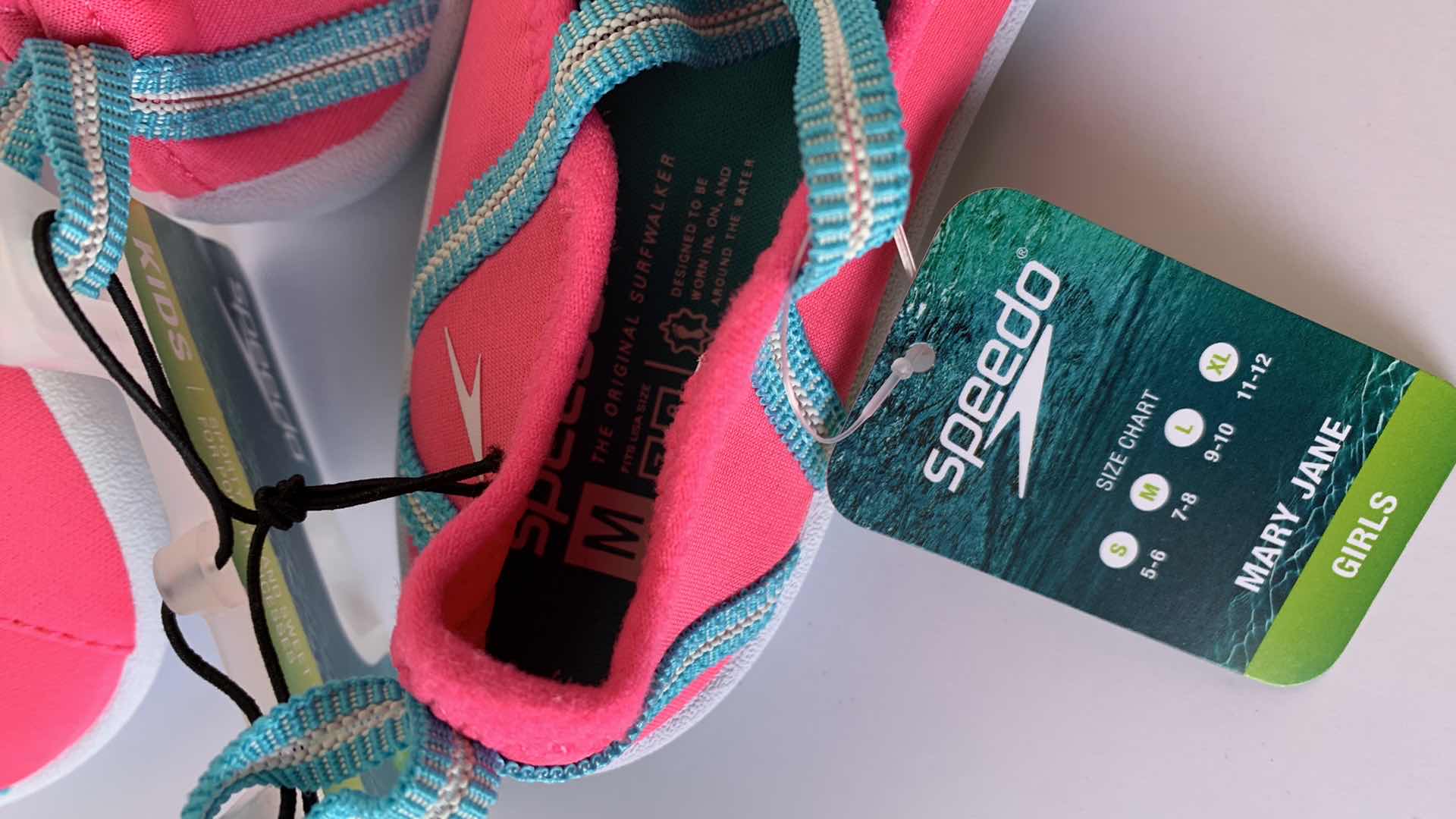 Photo 1 of THREE PAIRS OF SPEEDO MARY JANE GIRLS ORIGINAL SURF WALKER SIZE MED 7-8