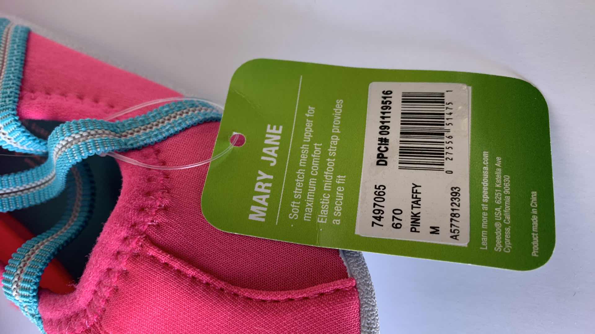 Photo 1 of FOUR PAIRS OF SPEEDO MARY JANE GIRLS ORIGINAL SURFWALKER SIZE SMALL AND MEDIUM