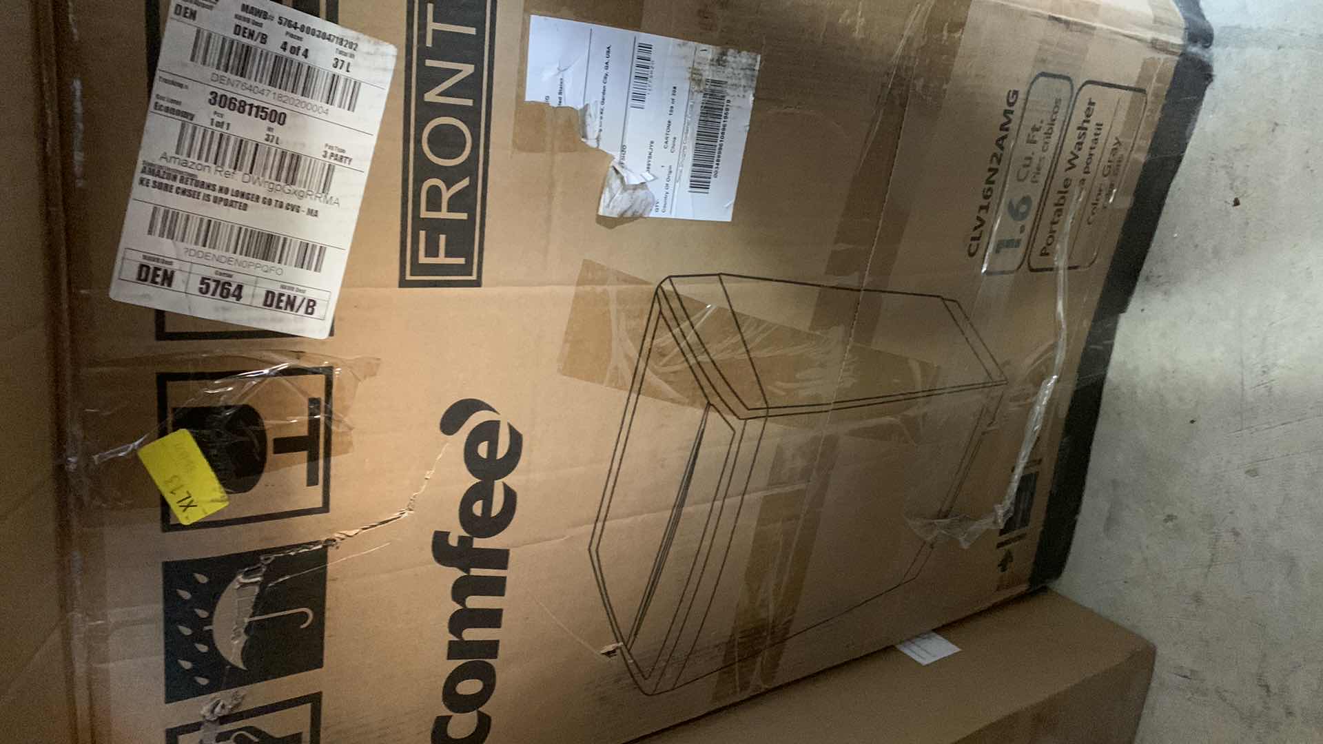 Photo 4 of COMFEE 1.6 CU. FT. PORTABLE CLOTHES WASHER GRAY