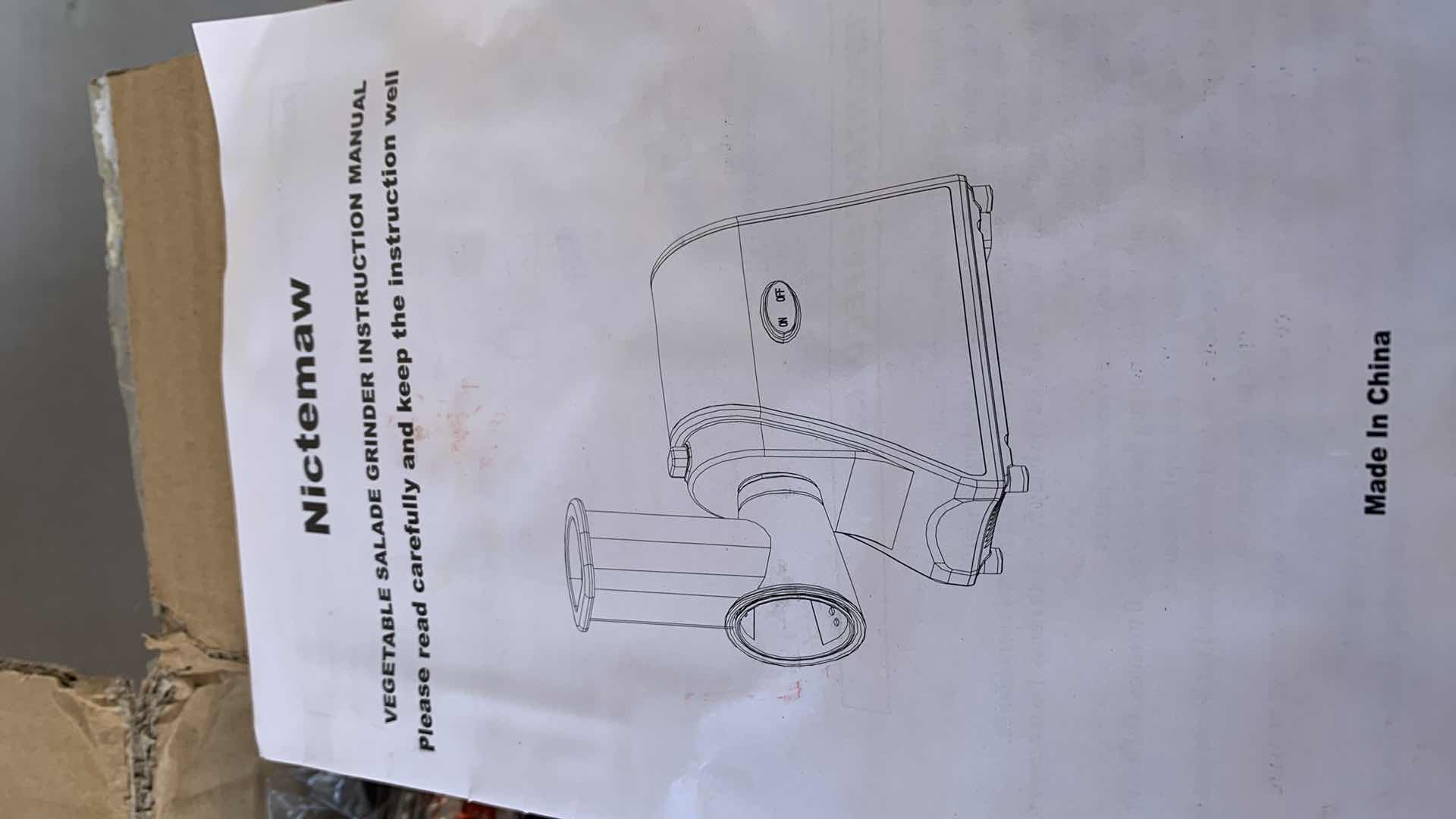 Photo 1 of NICTEMAW VEGETABLE SALAD GRINDER