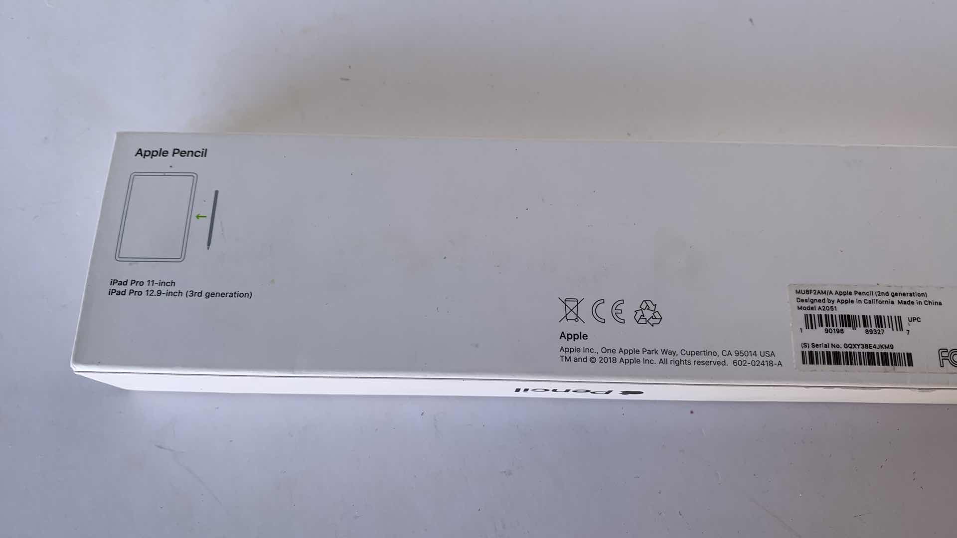 Photo 1 of APPLE PENCIL MODEL A2051