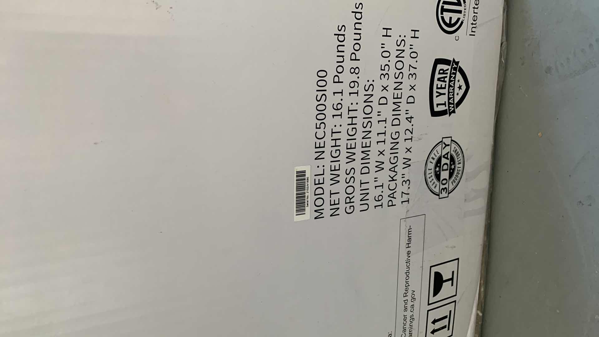 Photo 1 of NEWAIR EVAPORATIVE AIR COOLER AND PORTABLE COOLING FAN 470CFM