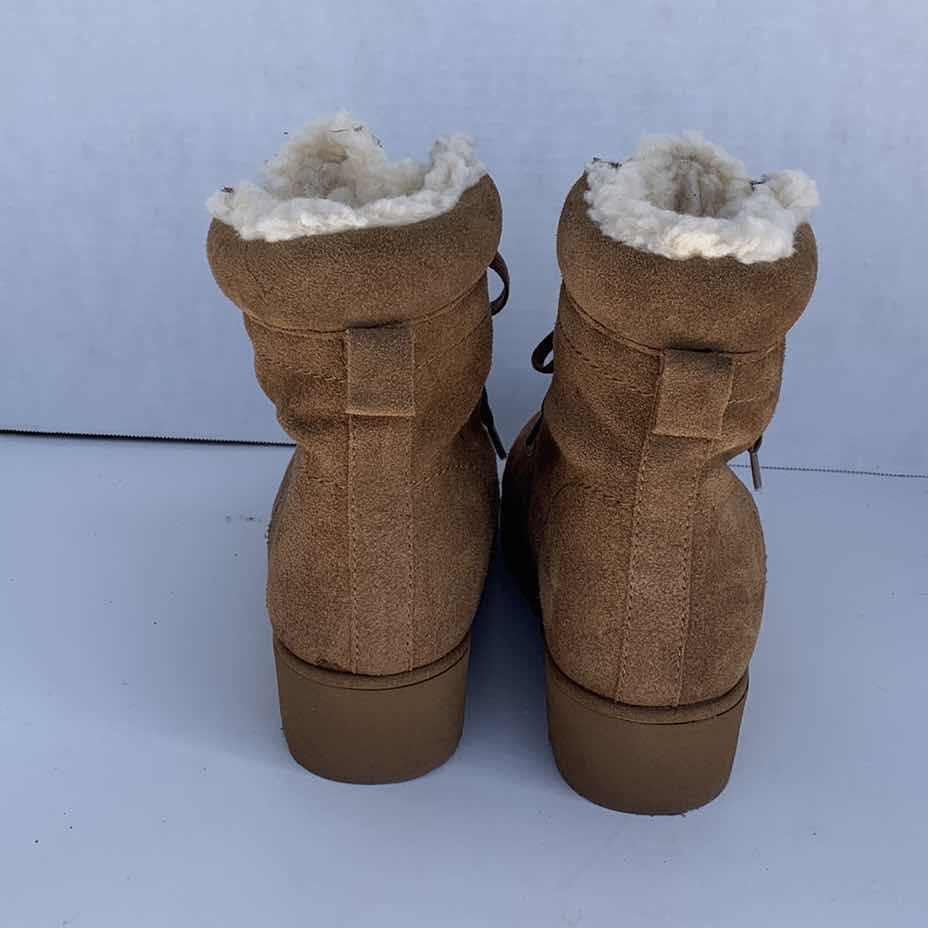 Photo 1 of BEARPAW WINTER BOOTS, BROWN SUEDE UPPER, SHEEPSKIN INTERIOR, LADIES SIZE 7