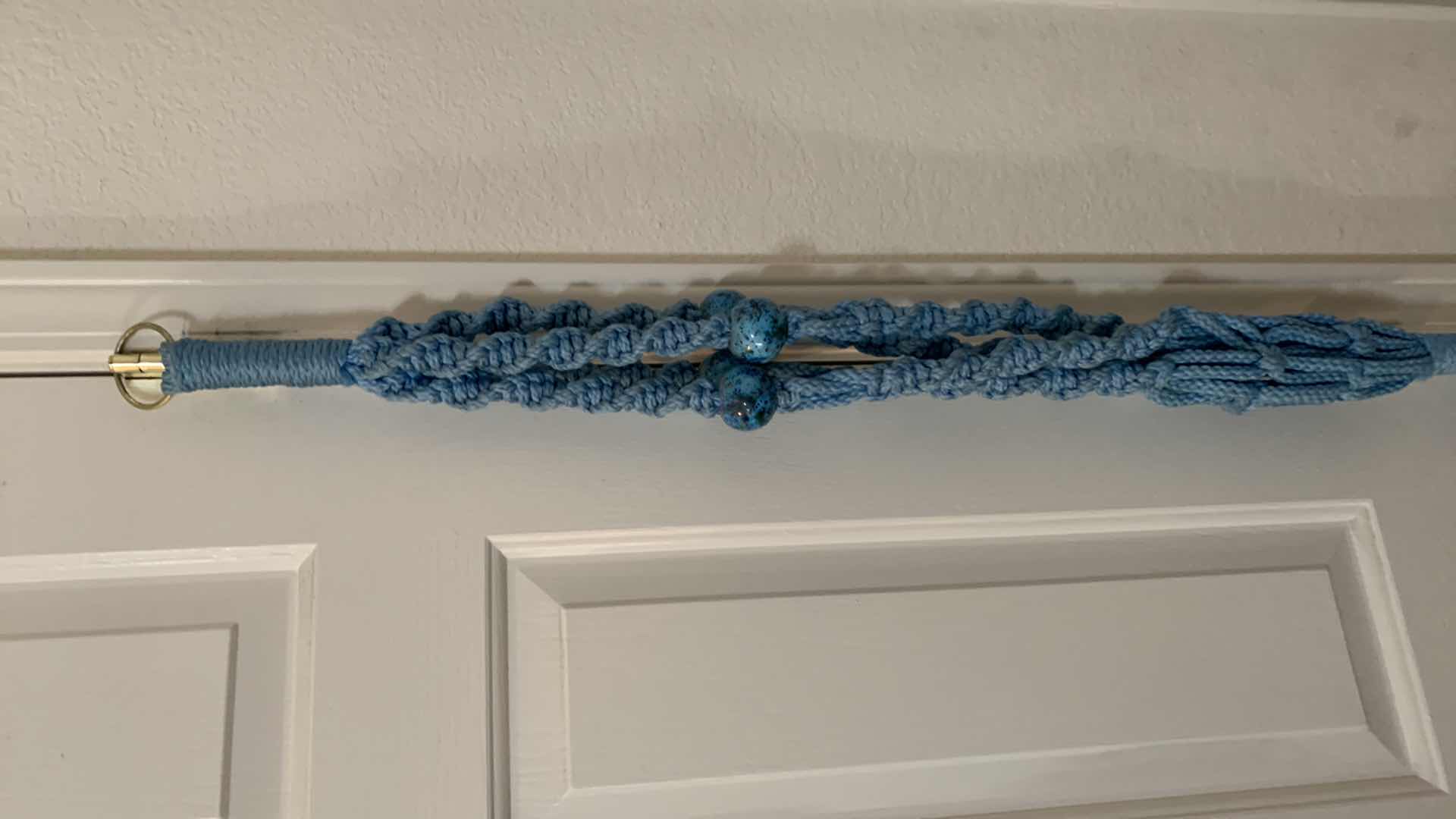 Photo 1 of THREE HANDMADE MACRAME POT HOLDERS APPROXIMATELY 36” LONG