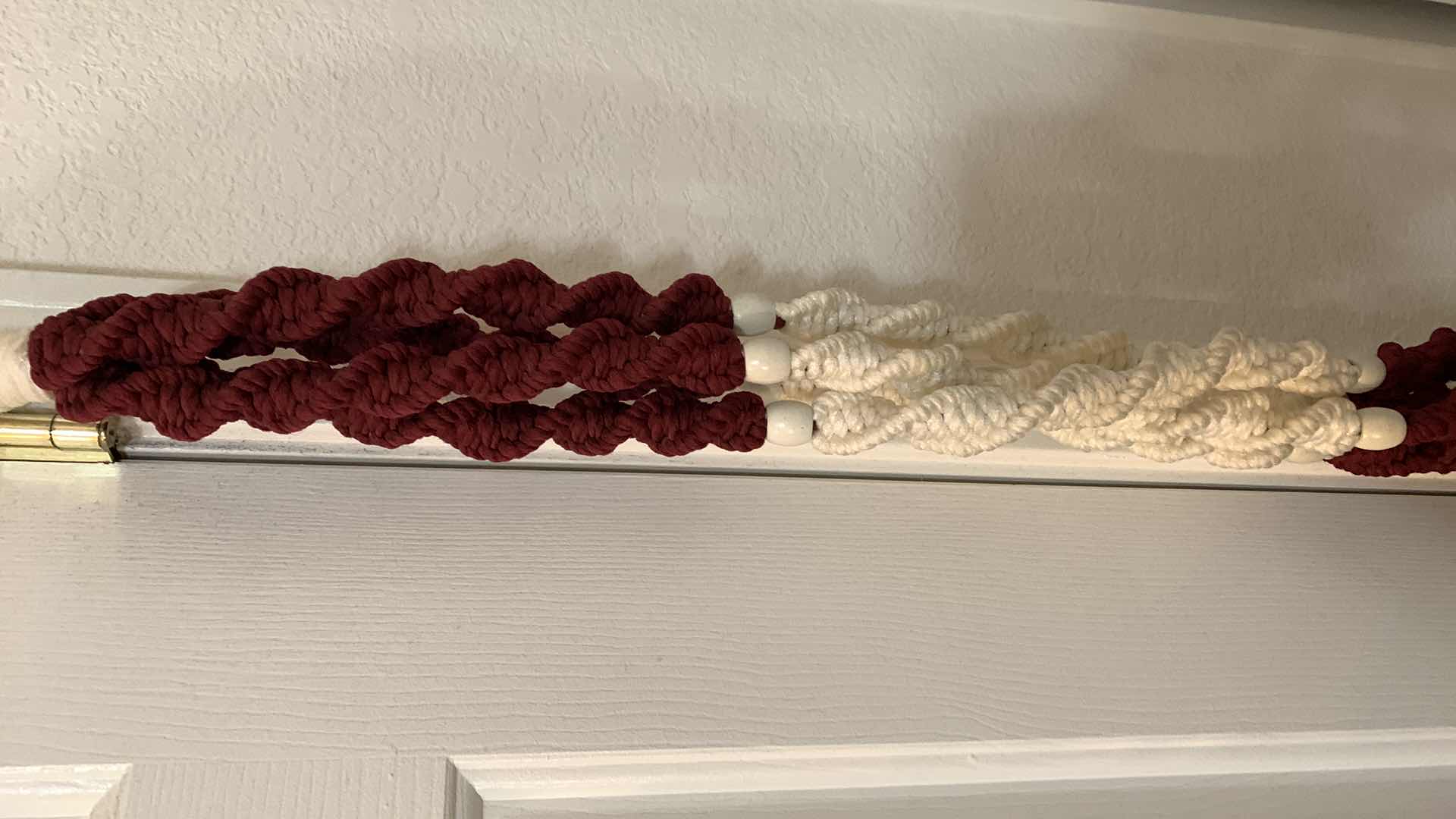 Photo 4 of THREE HANDMADE MACRAME POT HOLDERS APPROXIMATELY 36” LONG