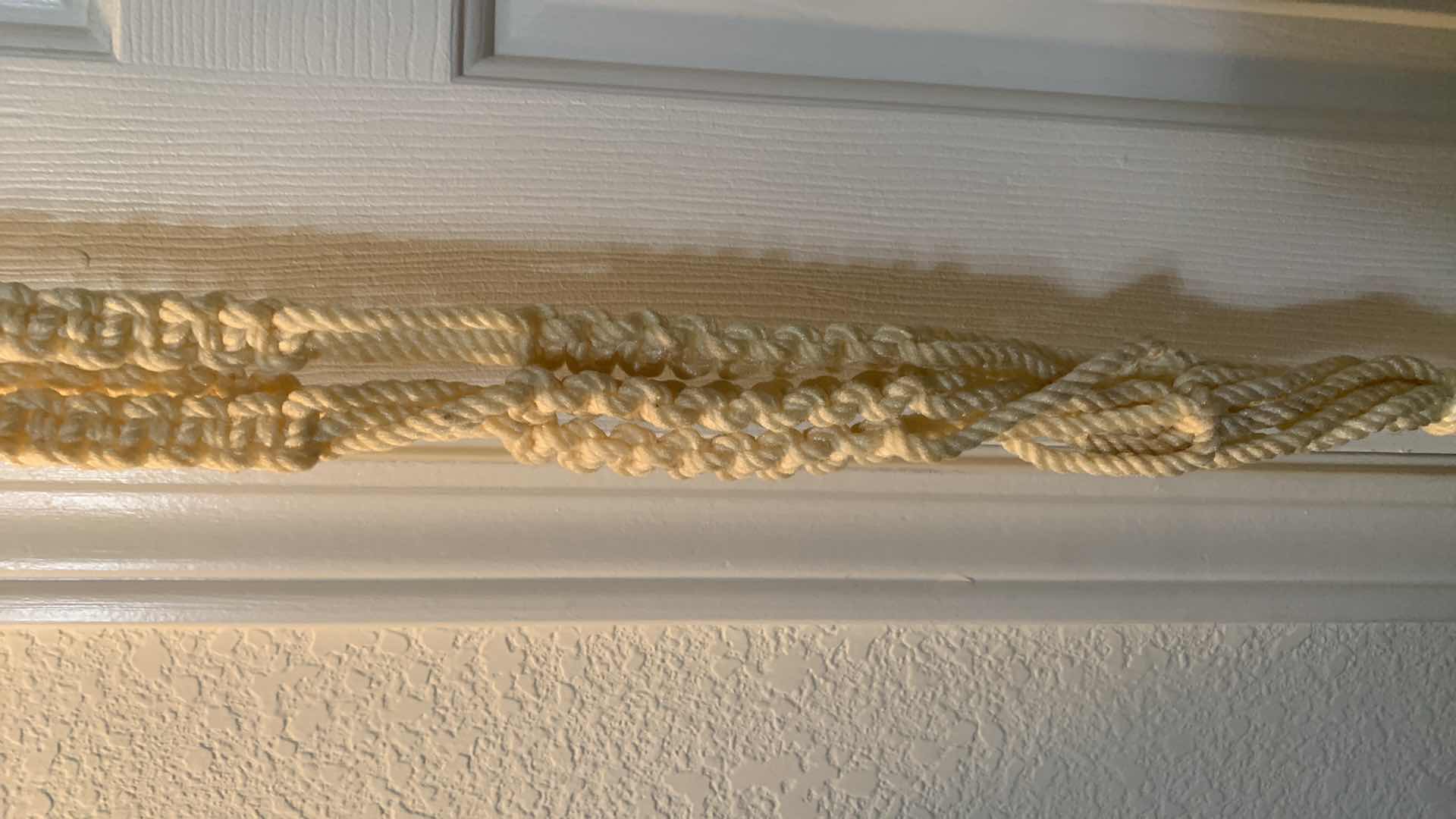 Photo 2 of FOUR HANDMADE MACRAME POT HOLDERS APPROXIMATELY 36” LONG