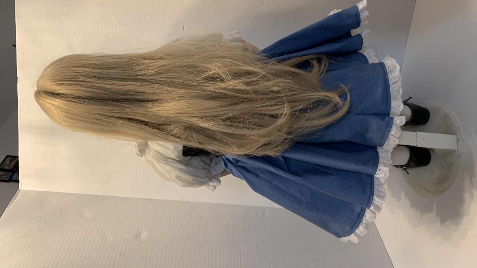 Photo 4 of PORCELAIN HANDMADE FROM PARTS NORWEGIAN DOLL 36” TALL