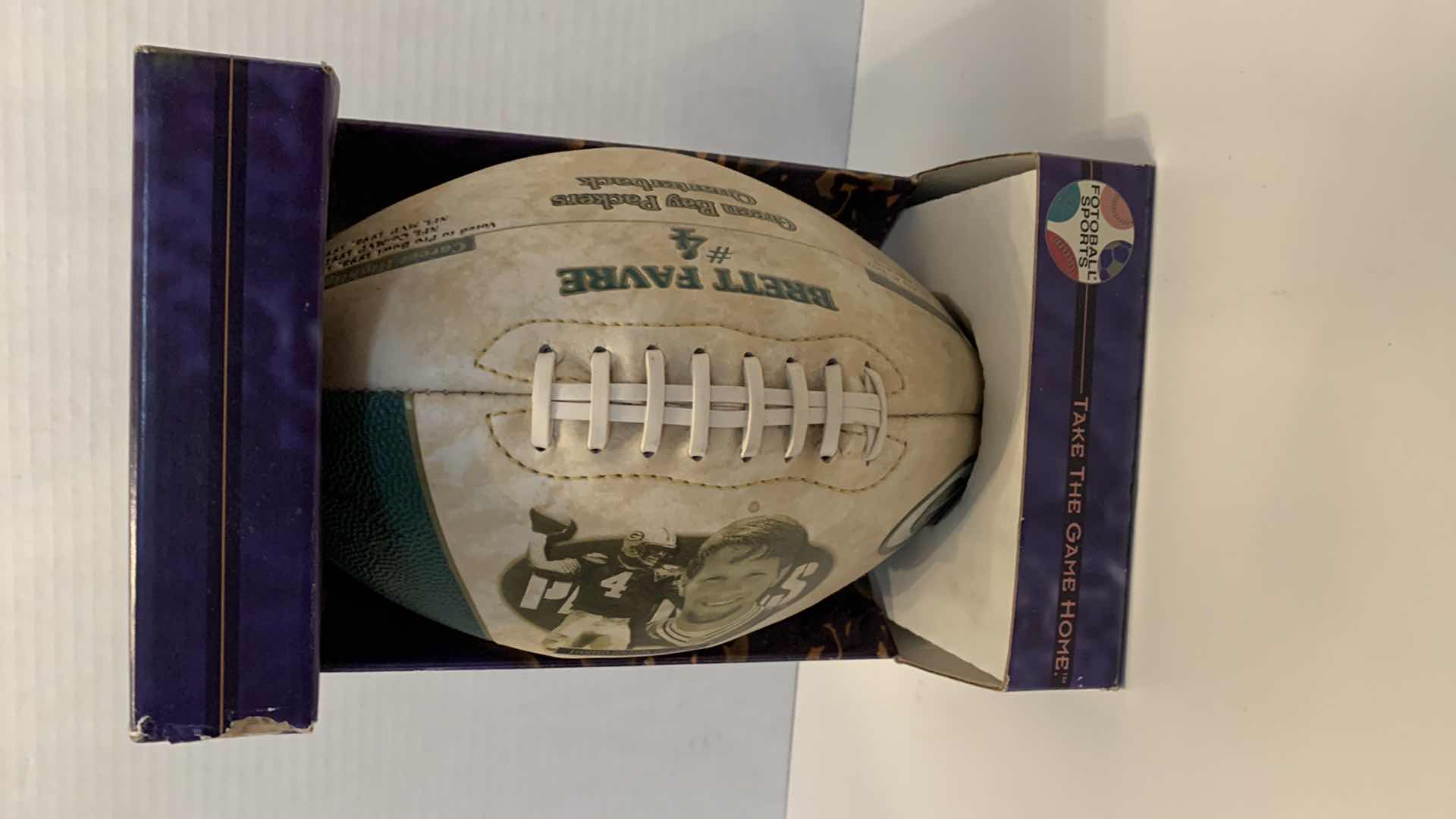 Photo 1 of BRETT FARVE LIMITED EDITION FOOTBALL