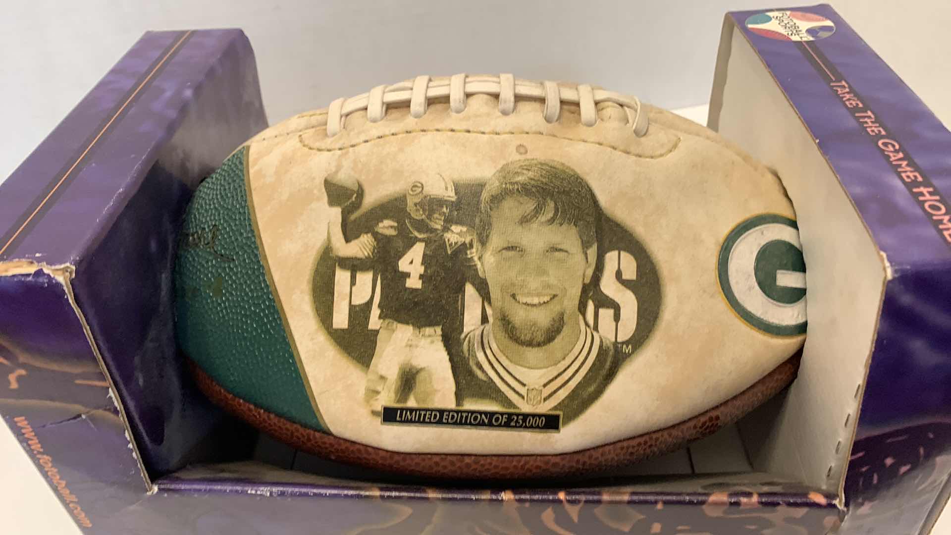 Photo 1 of BRETT FARVE LIMITED EDITION FOOTBALL