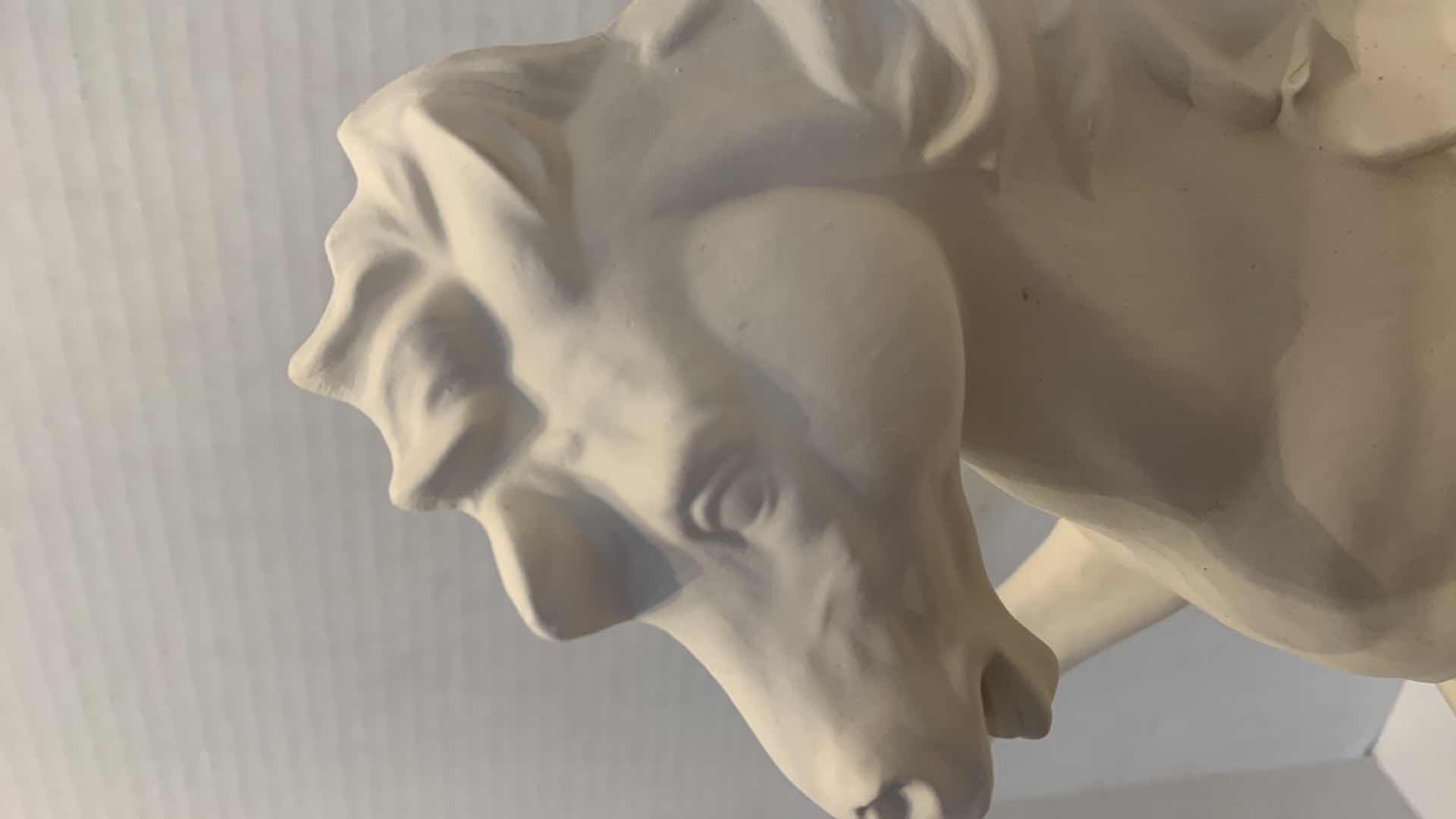 Photo 1 of PLASTER AMERICAN INDIAN CHIEF SCULPTURE 24” TALL