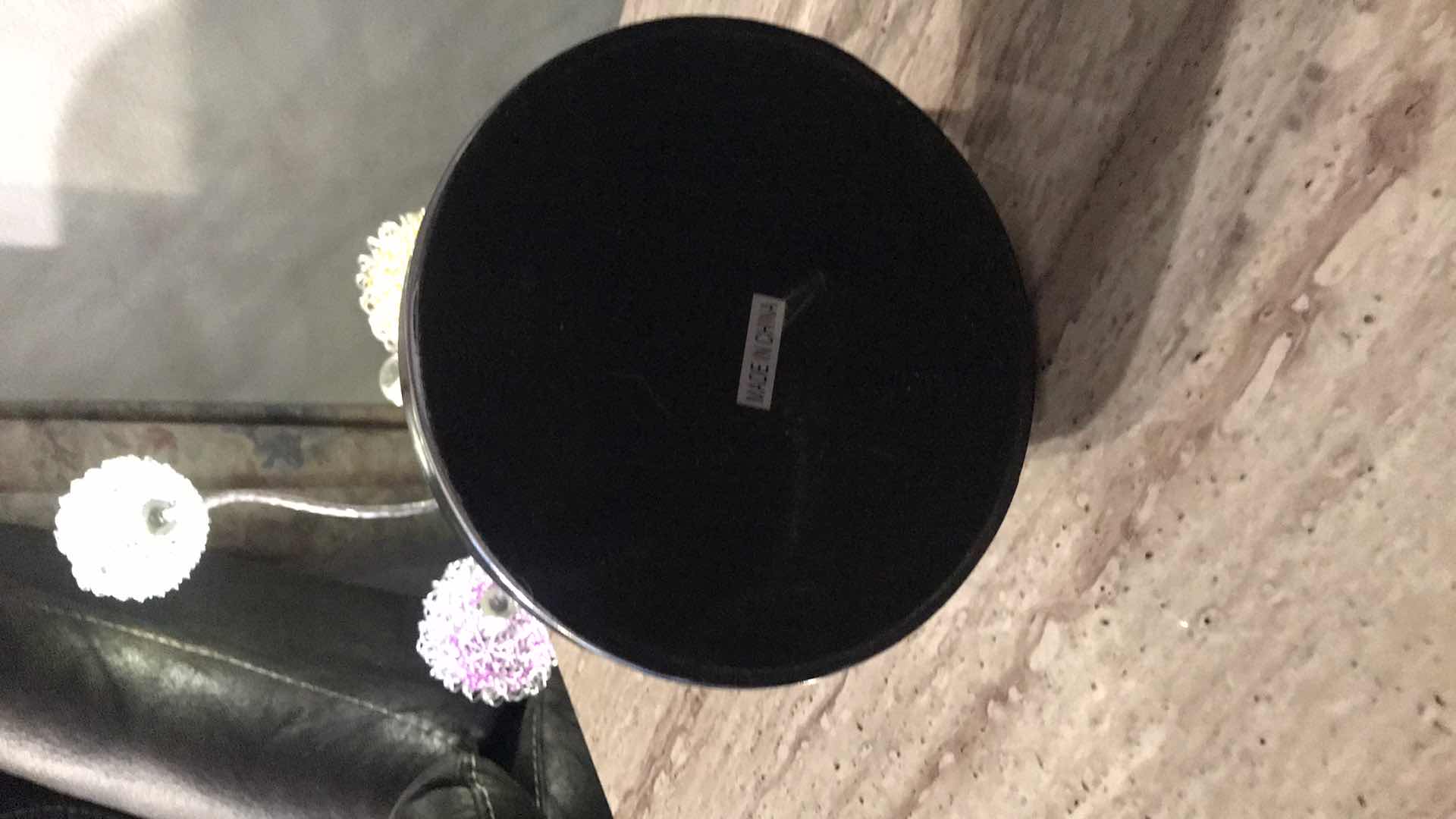 Photo 1 of DECORATIVE SCULPTURE LAMP, PPROX 24” TALL, UNUSED IN ORIGINAL BOX (PHOTO IS A TWIN)