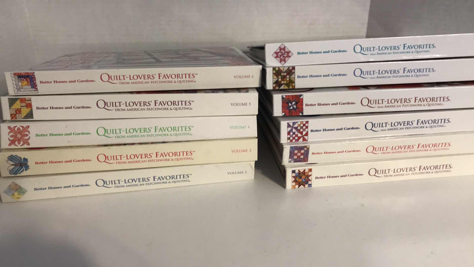 Photo 1 of BETTER HOMES AND GARDENS QUILT LOVERS FAVORITES, VOLUMES 2-12