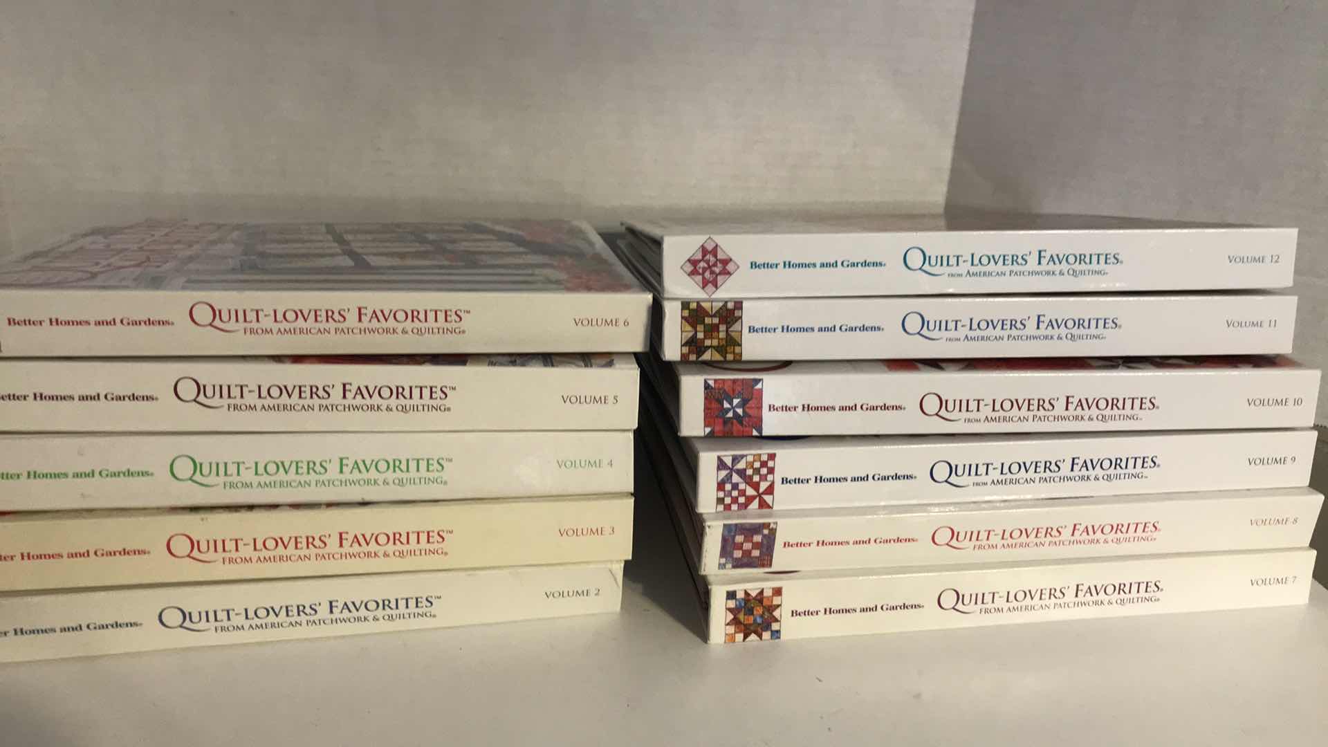 Photo 1 of BETTER HOMES AND GARDENS QUILT LOVERS FAVORITES, VOLUMES 2-12