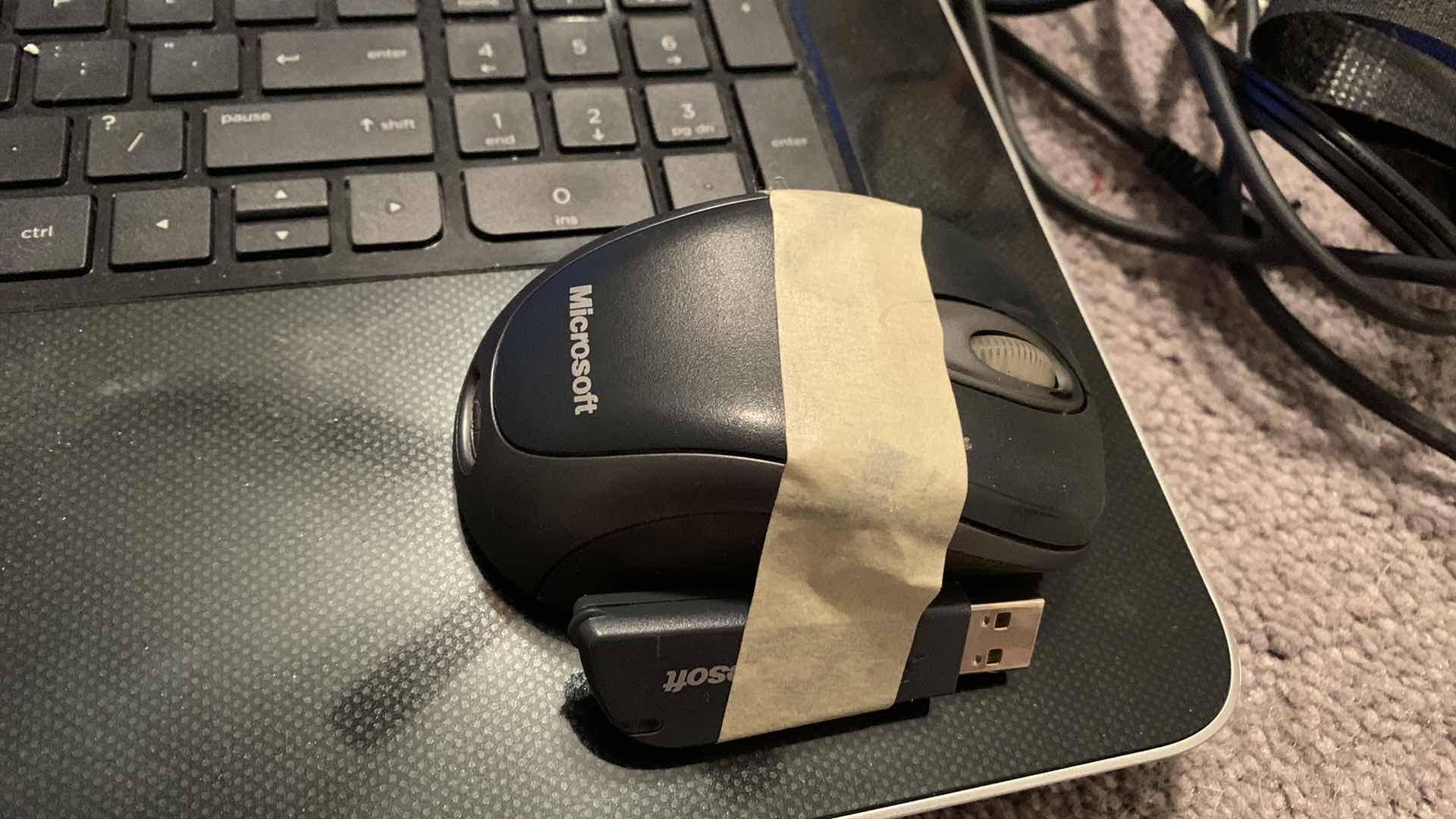 Photo 1 of HP PAVILION W MOUSE AND ADAPTER