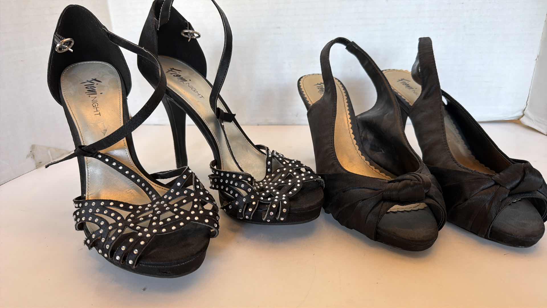 Photo 1 of 2 PAIRS FUONI NIGHT WOMENS SHOES SIZE 9 & 10