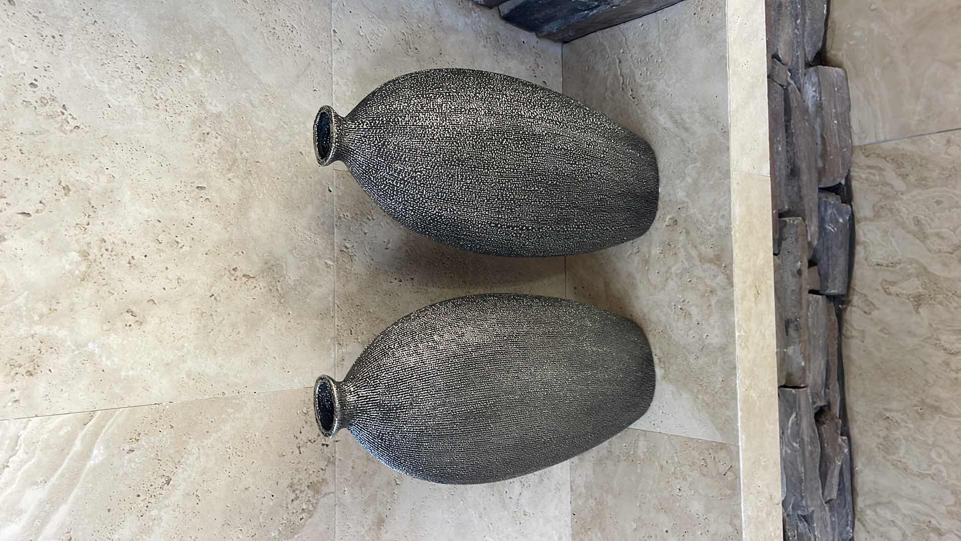 Photo 1 of SPARKLING SHINING VASES 7-1/2” X 4” H18” (2)