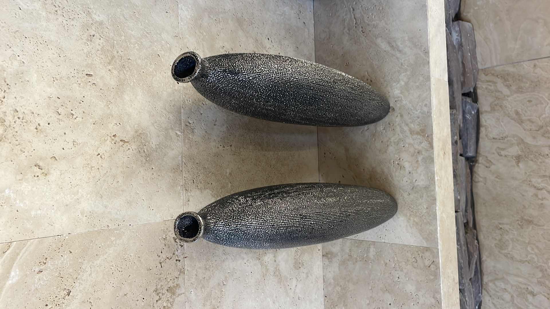 Photo 3 of SPARKLING SHINING VASES 7-1/2” X 4” H18” (2)