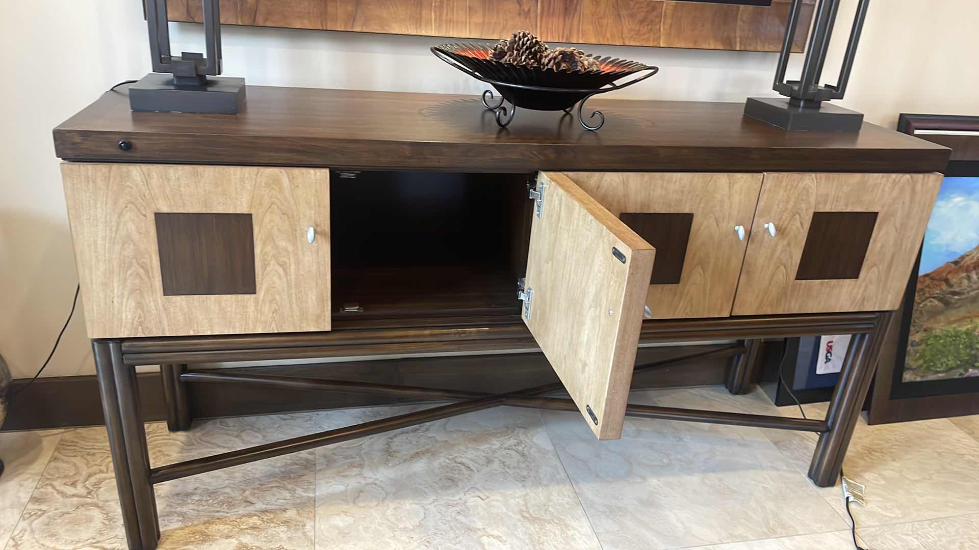 Photo 1 of ROBB AND STUCKY BUFFET CABINET 68” X 18-1/2” H34”
