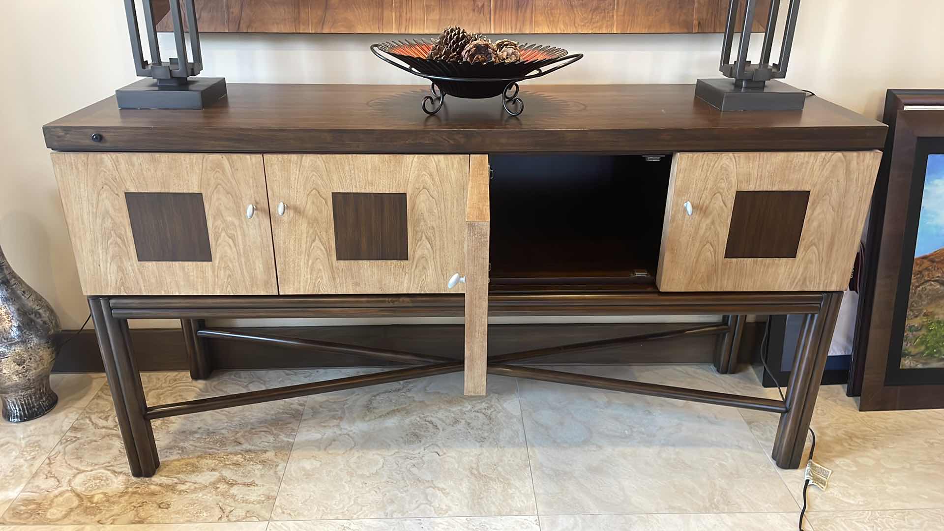 Photo 1 of ROBB AND STUCKY BUFFET CABINET 68” X 18-1/2” H34”