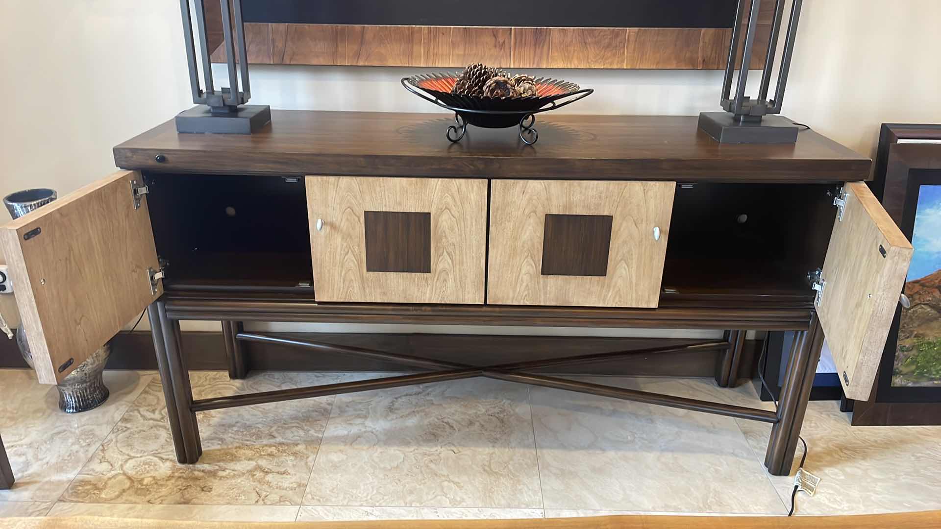 Photo 1 of ROBB AND STUCKY BUFFET CABINET 68” X 18-1/2” H34”