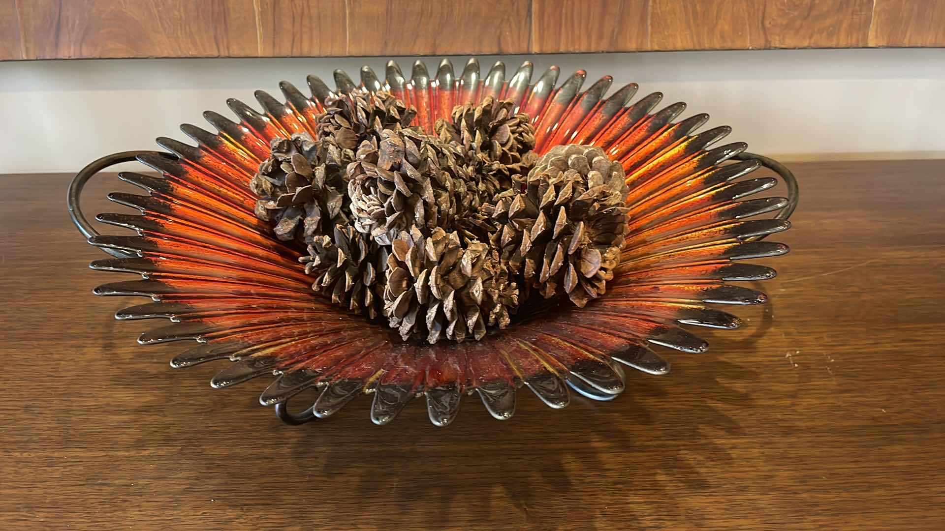 Photo 1 of HOME DECORATION BOWL 16”DIA WITH CINNAMON PINE CONES