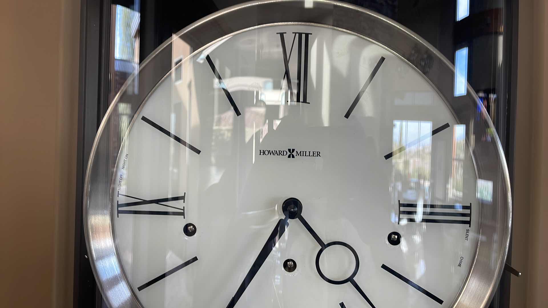 Photo 6 of COSMOPOLITAN GRANDFATHER CLOCK BY HOWARD MILLER MODEL 611-027
14-1/2" x 21 x 84-1/2"