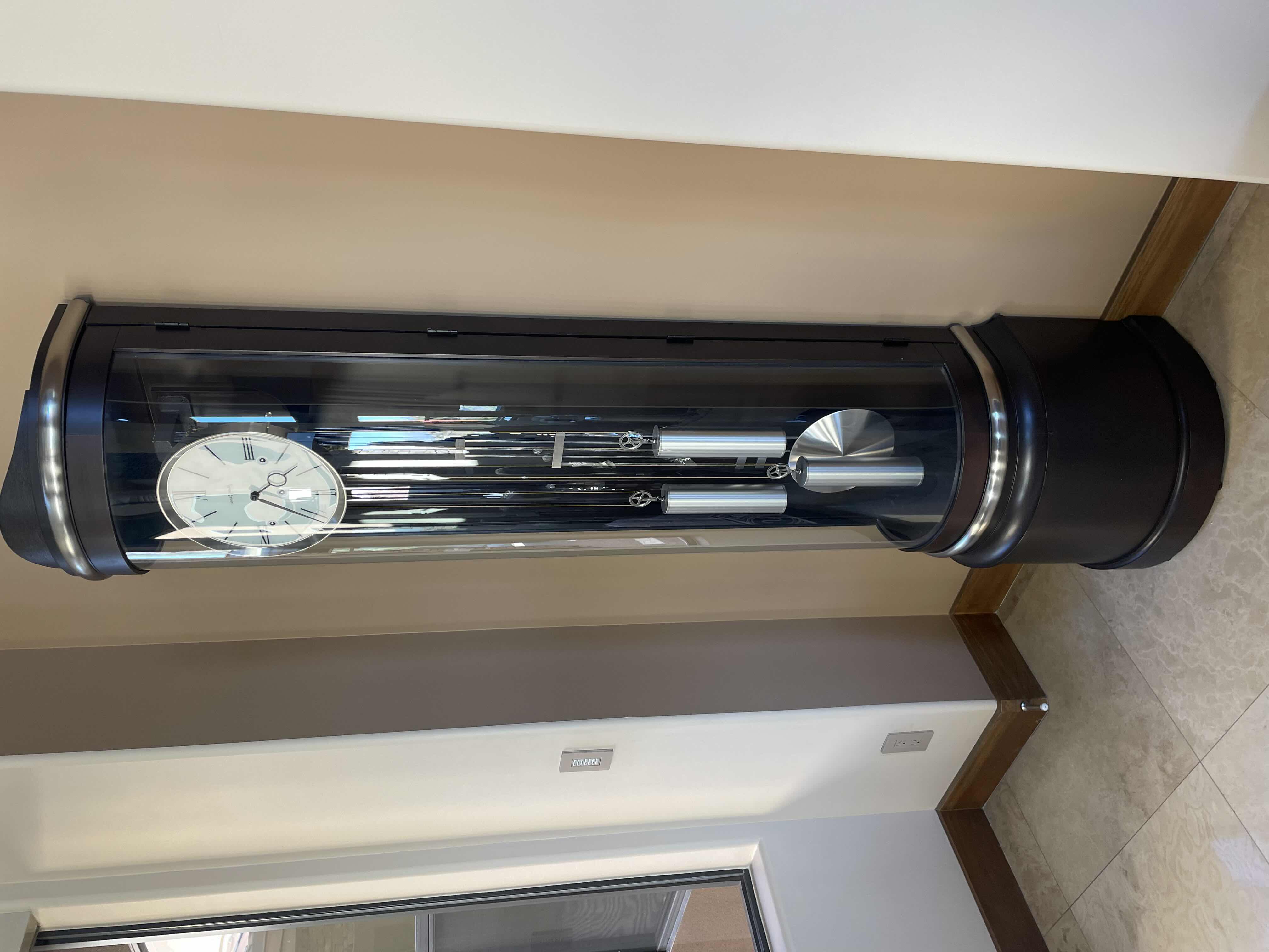 Photo 3 of COSMOPOLITAN GRANDFATHER CLOCK BY HOWARD MILLER MODEL 611-027
14-1/2" x 21 x 84-1/2"